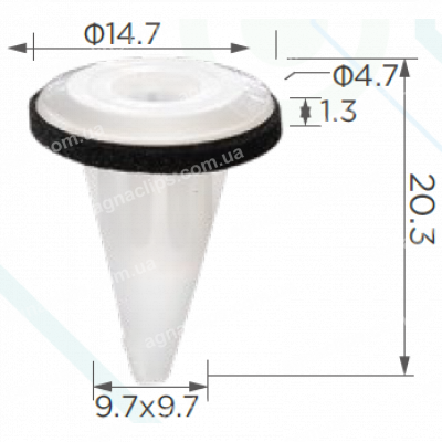 C 1466 Кліпса Infiniti Nissan 7684850C00