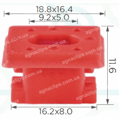 C 1487 Гніздо BMW декоративного оздоблення панелі приладів 51458266814