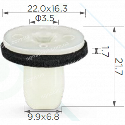 C 1521 Кліпса Mazda H260506K8