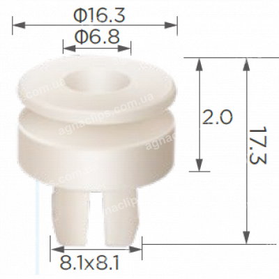 C 1530 Кліпса Subaru 94019FA070 внутрішньої обшивки