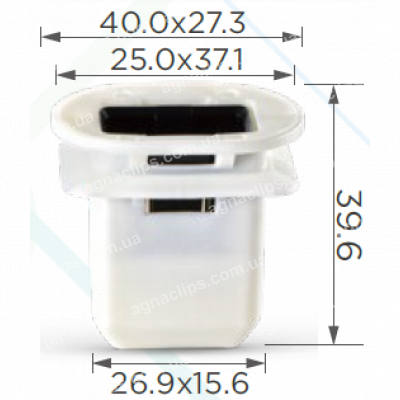 C 1569 Кріплення заднього сидіння VAG 4L0886373 Toyota Lexus 7269312080