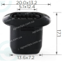 C 1578 Кліпса Renault Peugeot Iveco Citroen Fiat Alfa Lancia 7703081185 699796 500389689 9621824880