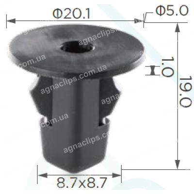 C 1602 Кліпса Toyota Lexus Mitsubishi MR971765 9018906065