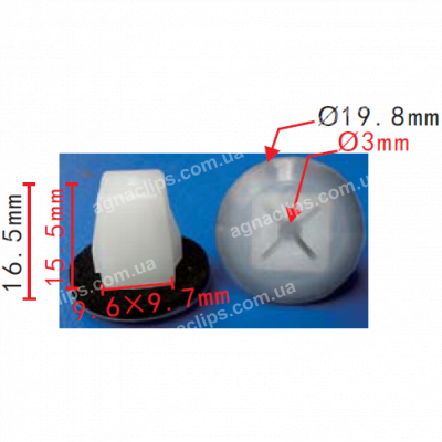 C 1665 Кліпса Mazda Nissan Infiniti GJ6A58975 0128100711