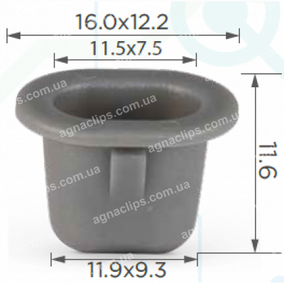 C 1755 Кліпса Nissan Infiniti 76848JG00A 76848JG00B кріплення підкрилок