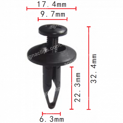 C 46 Кліпса Ford N804570S GM 20664092 Fiat/Alfa/Lancia 15773445 BMW 07146971349