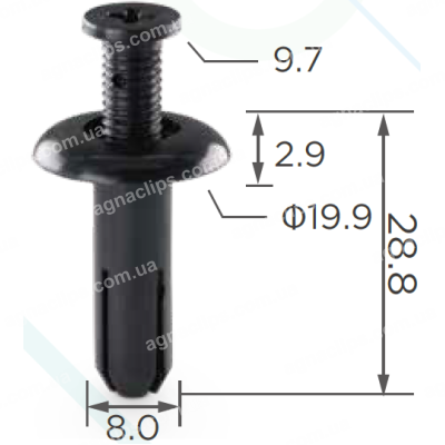 C 80 Кліпса Mitsubishi MR138807