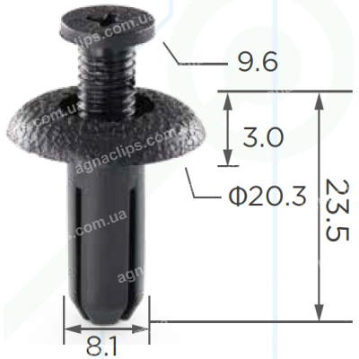 C 81 Кліпса Toyota Lexus Mitsubishi Honda GM 9046708155 MB888869 90505SL0003 94852368