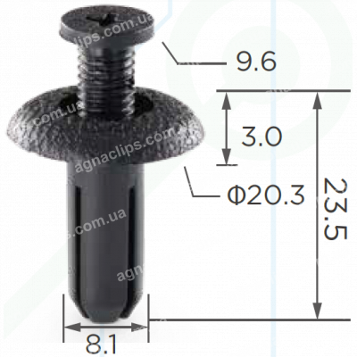 C 81 Кліпса Toyota Lexus Mitsubishi Honda GM 9046708155 MB888869 90505SL0003 94852368