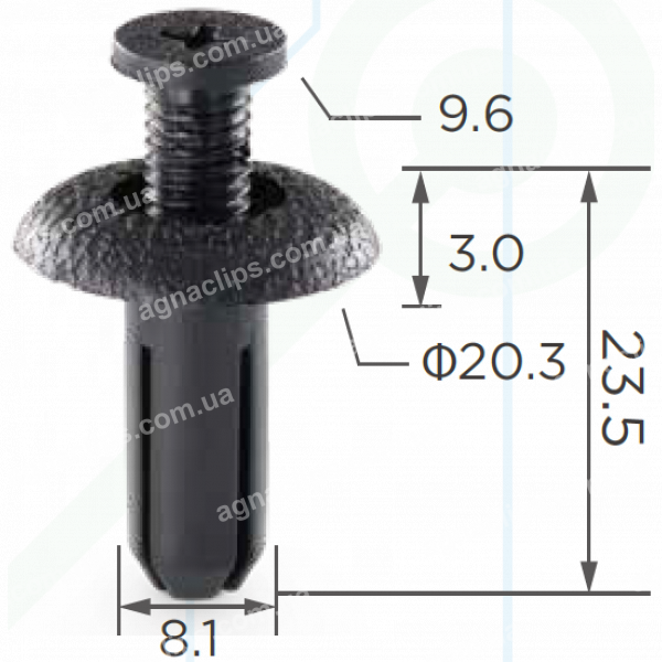C 81 Кліпса Toyota Lexus Mitsubishi Honda GM 9046708155 MB888869 90505SL0003 94852368