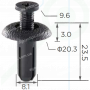 C 81 Кліпса Toyota Lexus Mitsubishi Honda GM 9046708155 MB888869 90505SL0003 94852368