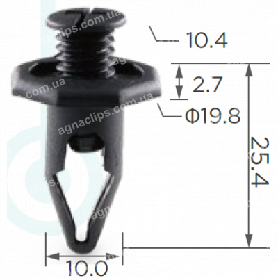 C 116 Кліпса Honda Acura 91504SM4000
