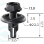 C 123 Кліпса Honda Acura 91516SK7013 Nissan Infiniti 015530034U