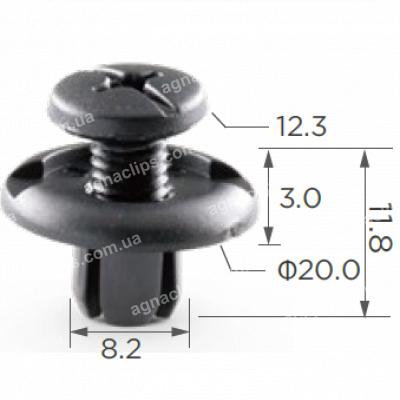 C 128 Кліпса Honda Acura Toyota Lexus 91512SM4003 9046707164