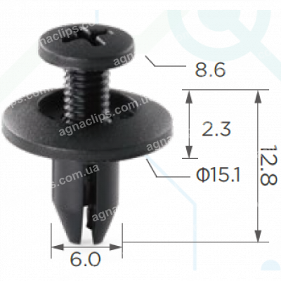 C 135 Кліпса Kia Honda Nissan Isuzu Acura Infinity 90684SA50030 90684SA5003 1099830880 KK37668865 8942981190
