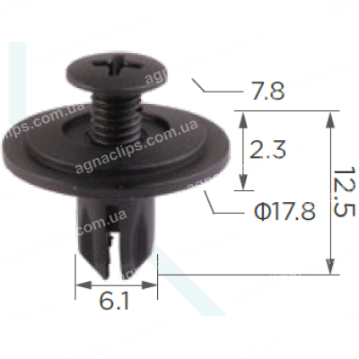 C 142 Кліпса Honda Acura 90688SB0013 90688S0003