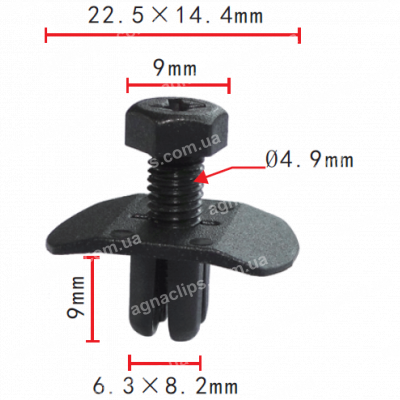 C 164 Кліпса GM 94221150 Nissan 63844D0100 63844D0100 Honda 8942211500 Opel Isuzu Infiniti