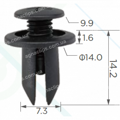 C 175 Кліпса Lexus Toyota Mazda Subaru Honda 904670707222 N30413356A 59130AA000 90657SA60030