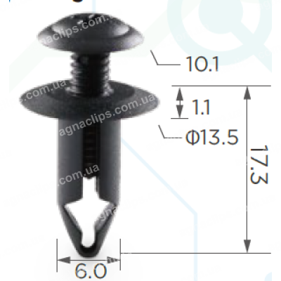 C 181 Кліпса Infinity GM Nissan Mitsubishi Ford 6686001W01 94051993 M344737 M406893