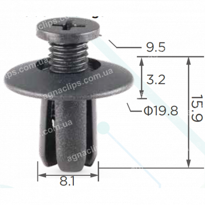 C 221 Кліпса Hyundai Kia Honda 0G03250037A