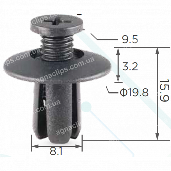 C 221 Кліпса Hyundai Kia Honda 0G03250037A
