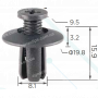 C 221 Кліпса Hyundai Kia Honda 0G03250037A