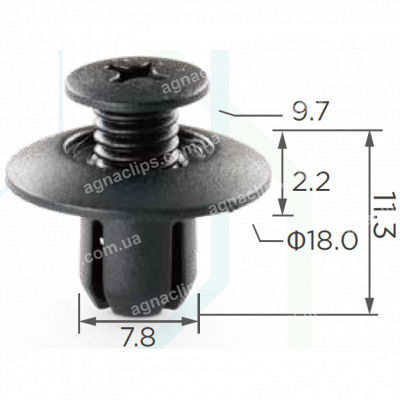 C 277 Кліпса Mazda Toyota Lexus 9046708144C0 UB3945919 OEUB3945919