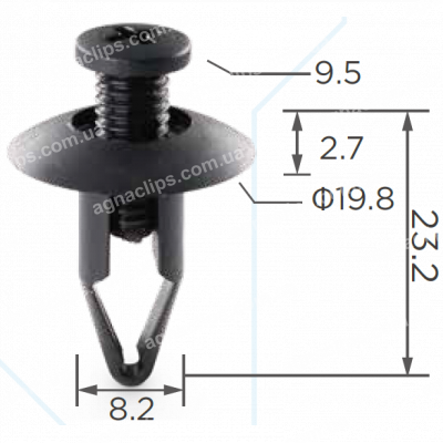 C 321 Кліпса Honda Acura 91502SM4000 91502SN4000