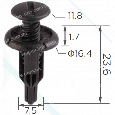 C 339 Кліпса Honda Mazda Mitsubishi Nissan Suzuki Toyota 91561S84A21ZA 91561S84A00M1 91561S84A21ZA 91561S84A21Z