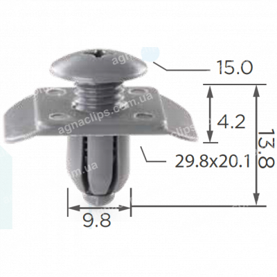 C 393 Кліпса Hyundai Kia MBF6750033 Mazda BF6750033 Ford E7GZ17A904B Subaru Mercury
