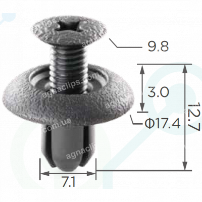C 395 Кліпса Mitsubishi MB253964 MB887567 Toyota Lexus 904670703001