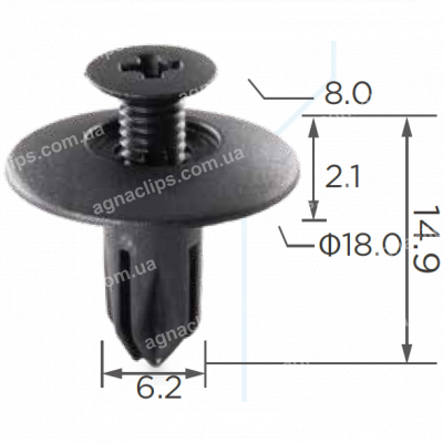 C 556 Кліпса Honda Acura Kia Hyundai 91524SE0003