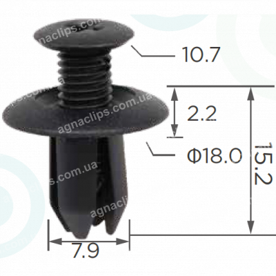 C 578 Кліпса Kia Ford Mazda Hyundai MB45556143 8659028000 B09251833