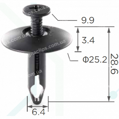 C 681 Кліпса GM Cadillac 25663903