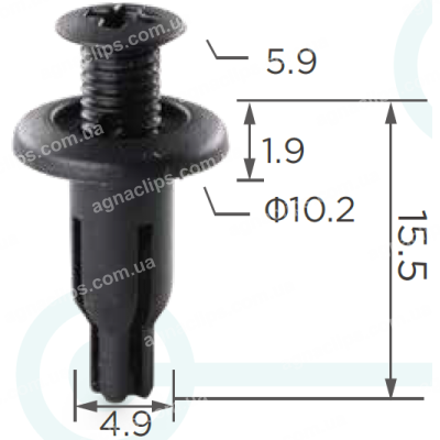 C 702 Кліпса Hyundai Kia Honda Acura GM 91502SP0003 0940909303 94530624 8615737000