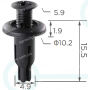 C 702 Кліпса Hyundai Kia Honda Acura GM 91502SP0003 0940909303 94530624 8615737000