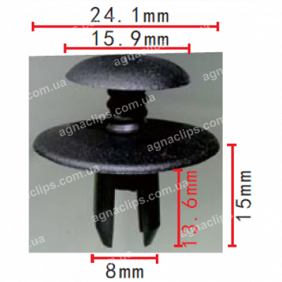 C 906 Кліпса Audi VW Skoda 1H0867199A