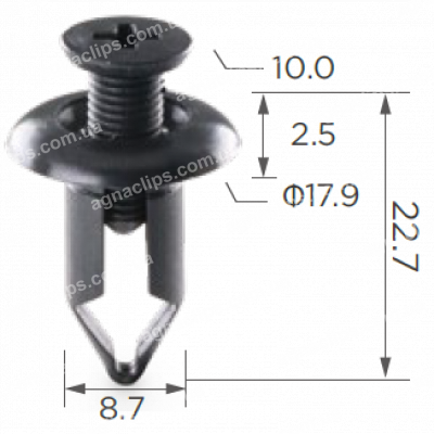 C 1272 Кліпса Nissan Infiniti 6384840Y00
