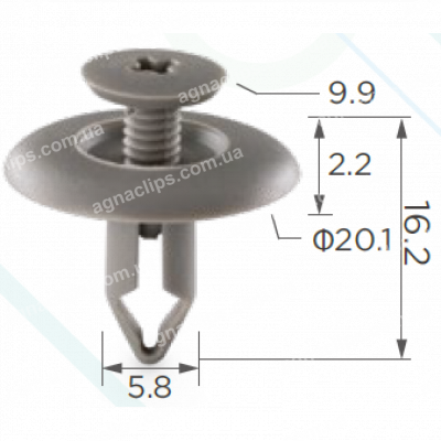 C 1449 Кліпса Honda 90677SL0003 90802PR7A01