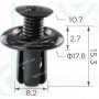 C 1542 Кліпса Hyundai Kia MB45556143 8659028000 0G03250037A Mazda B09251833 Ford W705845S300 Honda 91507SH3003 Subaru