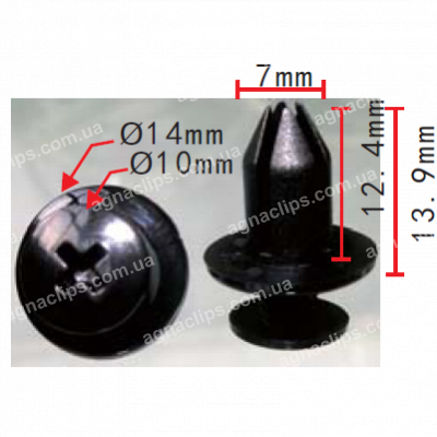 C 1622 Кліпса Honda Mazda GM