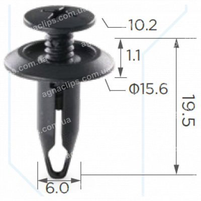C 1733 Кліпса Ford YS4Z16K262AA 1007932