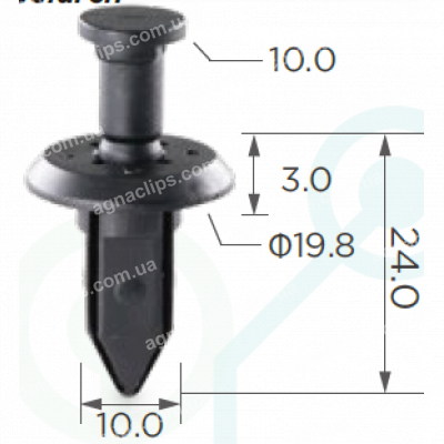 C 141 Кліпса GM Chevrolet 10108746