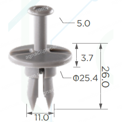 C 149 Кліпса Daewoo GM Peugeot Citroen 16518608 05973996 5973996