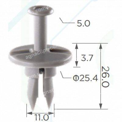 C 149 Кліпса Daewoo GM Peugeot Citroen 16518608 05973996 5973996