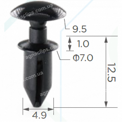 C 152 Кліпса GM Chrysler 16500308 6500787