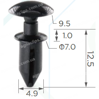 C 152 Кліпса GM Chrysler 16500308 6500787