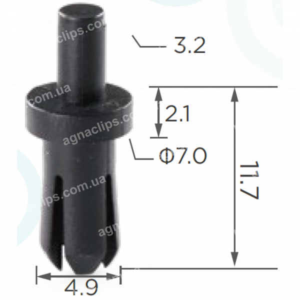 C 178 Кліпса Chevrolet Chrysler Daewoo Ford GM Opel 21077405
