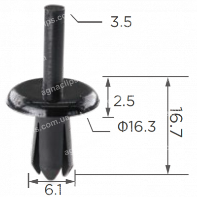 C 216 Кліпса Volvo Mercedes A0009904529 1268176