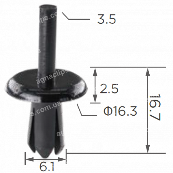 C 216 Кліпса Volvo Mercedes A0009904529 1268176